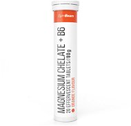 Magnesium GymBeamMagnesium chelate + B6,20 tablets, orange - Hořčík
