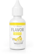 GymBeam Flavor Drops 30 ml, banán - Sladidlo