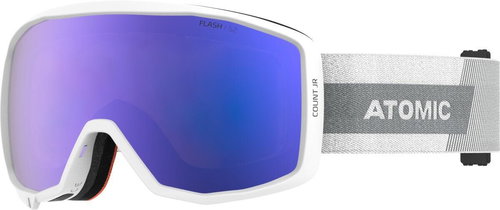 Atomic Count Jr Spherical - white/blue - Ski Goggles - Main image