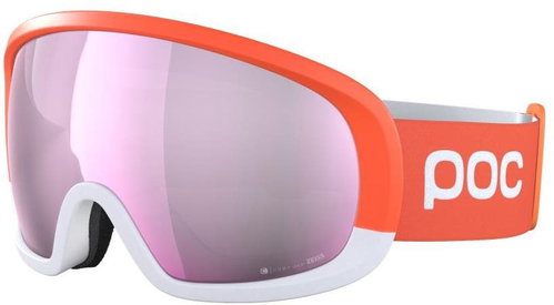 POC Fovea Mid Clarity Comp - orange/white - Ski Goggles - Main image