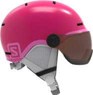 Salomon Grom Visor - pink M - Ski Helmet