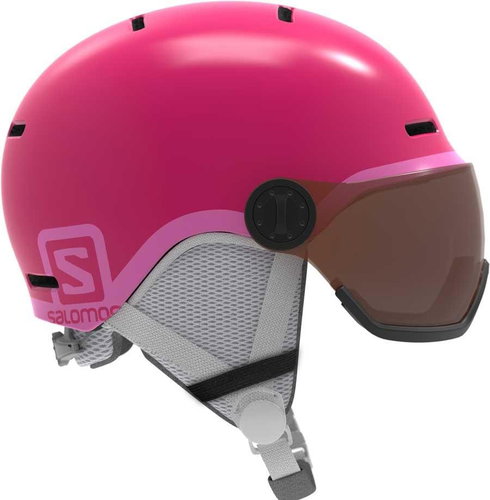 Salomon Grom Visor - pink M - Ski Helmet - Main image