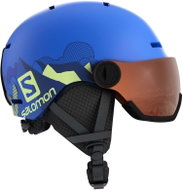 Salomon Grom Visor - blue M - Ski Helmet