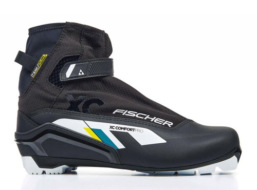 Fischer XC Comfort Pro - black/yellow 49 - Cross-Country Ski Boots - Main image