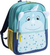 H&L Dino 27 × 12 × 36 cm, modrý - Children's Backpack
