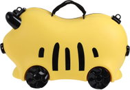 H&L BuggyBag Children's Travel Suitcase on Wheels (52×21×32cm), Yellow Tiger - Children's Briefcase