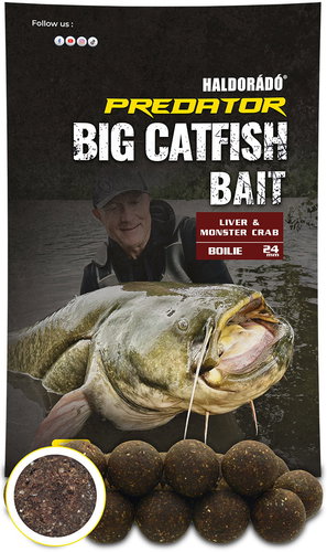 Haldorádó Boilies Catfish Bait 1 kg 24 mm Liver/Monster Crab - Boilies - Main image