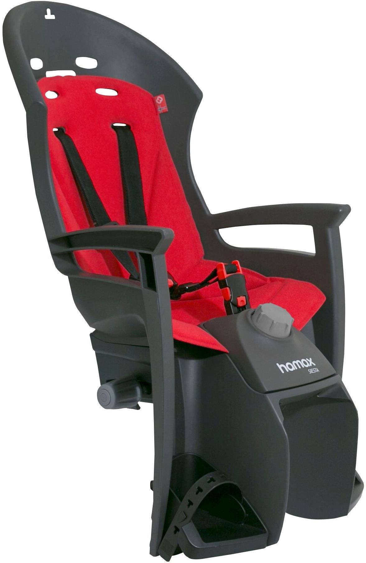 Hamax Siesta Plus gray red Children s Bike Seat Alza.cz