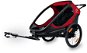 HAMAX Outback 2in1 - double wheelchair incl. arm + pushchair set - Red/Black, reclining - Bike Trolley
