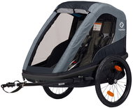HAMAX Avenida One incl. shoulder + stroller set blue, sprung - Child Bicycle Trailer