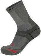 Hannah Walk, Grey/Red - Socks