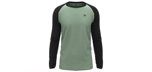 Hannah Taregan L/S Anthracite/Lily Pad M - Thermal Underwear - Main image