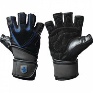 Harbinger Training Grip Wristwrap, S black/blue - Workout Gloves