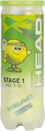 Head Stage 1 green, 3 pcs - Tennis Ball