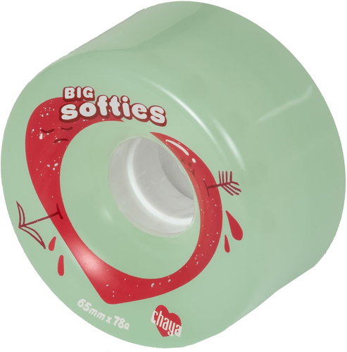 Chaya Big Softies Clear Teal (4ks) - Wheels - Main image
