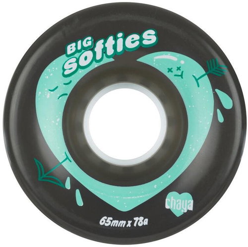 Chaya Big Softie´s Clear Black (4ks) - Wheels - Main image