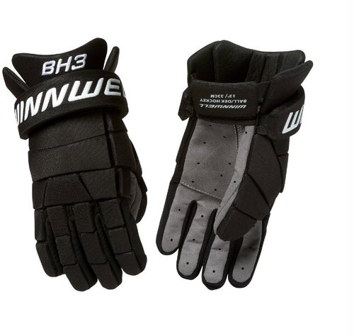 Winnwell BH3 black, 12", WW25 - Hockey Gloves - Main image