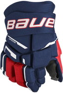 Bauer Supreme M3 S23 JR Junior, dark blue-red-white, 10", BA25 - Hockey Gloves