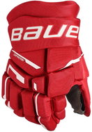 Bauer Supreme M3 S23 JR Junior, červené, 10", BA25 - Hokejové rukavice