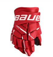 Bauer Supreme M5Pro S23 JR Junior, červené, 10", BA25 - Hokejové rukavice