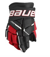 Bauer Supreme M5Pro S23 JR Junior, černé-červené, 10", BA25 - Hokejové rukavice