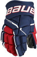 Bauer Supreme Mach S23 JR Junior, tmavě modré-červené-bílé, 10", BA25 - Hokejové rukavice