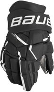Bauer Supreme Mach S23 SR Senior, black and white, 14", BA25 - Hockey Gloves