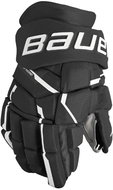 Bauer Supreme Mach S23 SR Senior, black and white, BA25 - Hockey Gloves