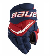 Bauer Vapor FlyPro S25 JR tmavě modré-červené-bílé, Junior, 10", BA25 - Hockey Gloves
