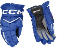 CCM Jetspeed FT8 JR blue and white, Junior, 10", CCM25 - Hockey Gloves