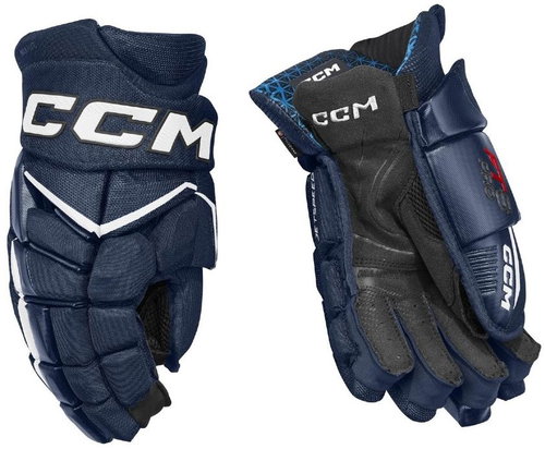 CCM Jetspeed FT8 Pro SR dark blue-white, Senior, 14", CCM25 - Hockey Gloves - Main image