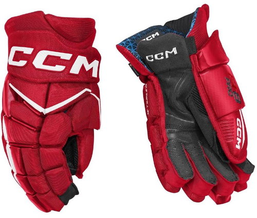 CCM Jetspeed FT8 Pro SR red and white, Senior, 13", CCM25 - Hockey Gloves - Main image