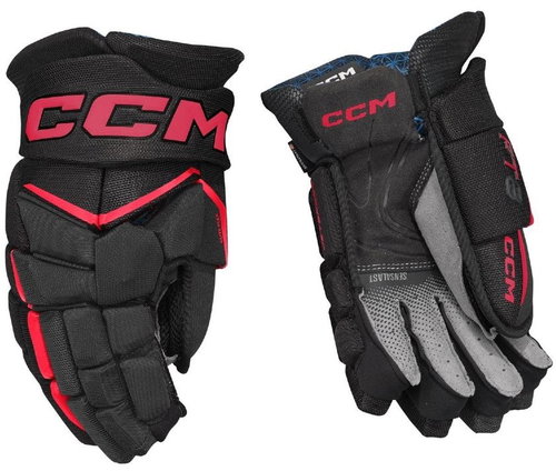 CCM Jetspeed FT8 SR black-red, Senior, 14", CCM25 - Hockey Gloves - Main image