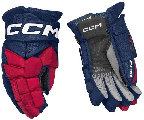 CCM Jetspeed FT8 SR dark blue-red-white, Senior, 14", CCM25 - Hockey Gloves - Main image