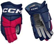 CCM Jetspeed FT880 JR tmavě modré-červené-bílé, Junior, 10", CCM25 - Hokejové rukavice