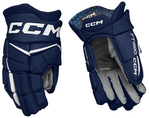 CCM Jetspeed FT880 JR dark blue-white, Junior, 11", CCM25 - Hockey Gloves - Main image