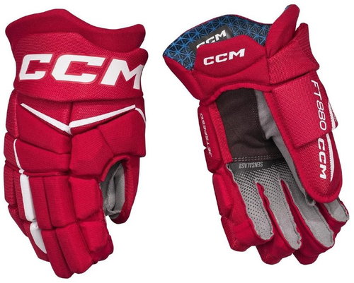 CCM Jetspeed FT880 SR red and white, Senior, 15", CCM25 - Hockey Gloves - Main image