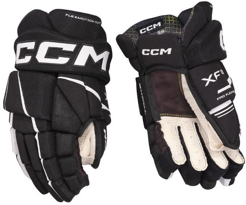 CCM Tacks XF 80 JR Junior, 10", black and white, CCM25 - Hockey Gloves - Main image