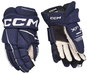 Hockey Gloves CCM Tacks XF 80 JR Junior, 10", dark blue-white, CCM25 - Hokejové rukavice
