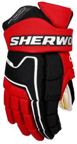 Sherwood Code Encrypt Pro JR Junior, black-red-white, 11", SW25 - Hockey Gloves - Main image