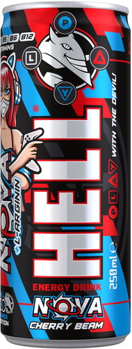 HELL Gamer NOVA Cherry Beam 250ml - Energy Drink - Main image