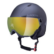 LACETO Ski Helmet TEMPESTA BLACK - GREY XL - Ski Helmet