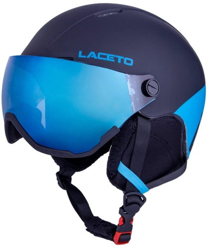 LACETO Ski Helmet Tempesta Black-Blue M - Ski Helmet - Main image