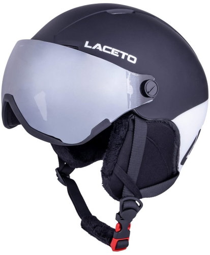 LACETO Ski Helmet Tempesta Black-White L - Ski Helmet - Main image
