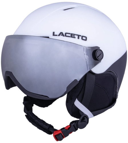 LACETO Ski Helmet Tempesta White-Black L - Ski Helmet - Main image