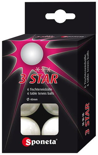 SPONETA *** 6 pcs - Table Tennis Balls - Main image
