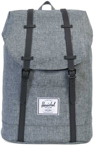 Herschel Retreat Raven Crosshatch / Black - City Backpack - Main image