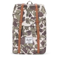 Herschel Retro Frog Camo / Tan Synthetic Leather - City Backpack
