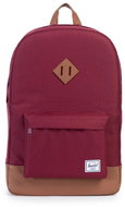 Herschel Heritage Windsor Wine / Tan Synthetic Leather - City Backpack