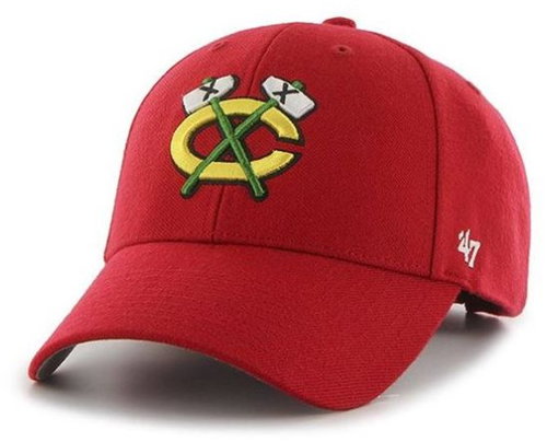 47 Brand NHL MVP Cap colour SR Chicago Blackhawks, HS24 - Baseball Cap - Main image